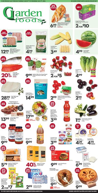 Garden Foods Flyer June 27 to July 3 Garden Foods Flyer June 27 to July 3