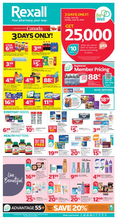 Rexall (MB) Flyer June 28 to July 4