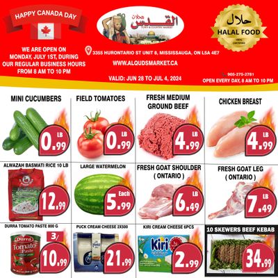 Al-Quds Supermarket Flyer June 28 to July 4