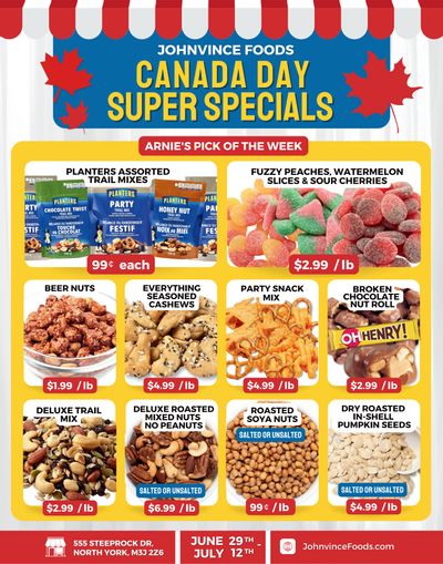 Johnvince Foods Flyer June 29 to July 29