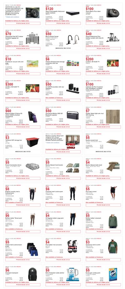 Costco (ON, West & Atlantic Canada) Weekly Savings July 1 to 28