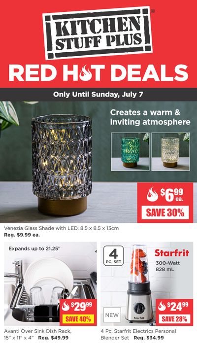 Kitchen Stuff Plus Red Hot Deals Flyer July 2 to 7