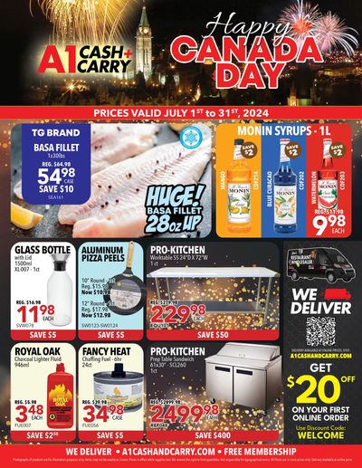 A-1 Cash and Carry Flyer July 1 to 31