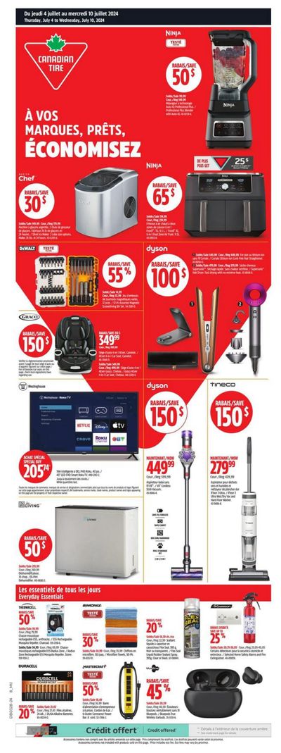 Canadian Tire (QC) Flyer July 4 to 10