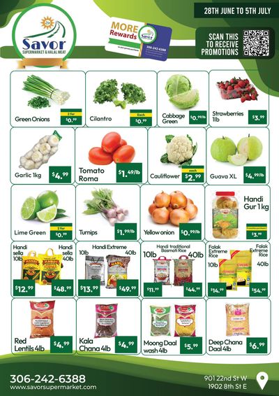 Savor Supermarket Flyer June 28 to July 5