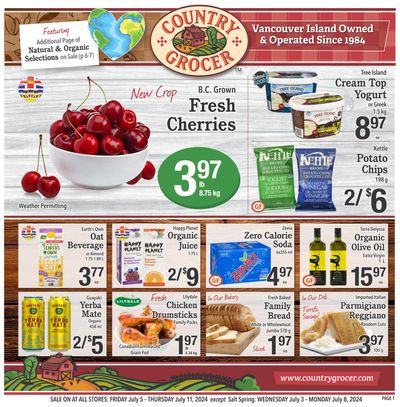 Country Grocer (Salt Spring) Flyer July 3 to 8
