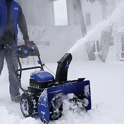 Snow Joe Ion 80V Max 6.0 Ah Cordless Self-Propelled (Two-Stage) Snow Blower W/ Dual Port Charger on Sale for $798.00 at The Home Depot Canada