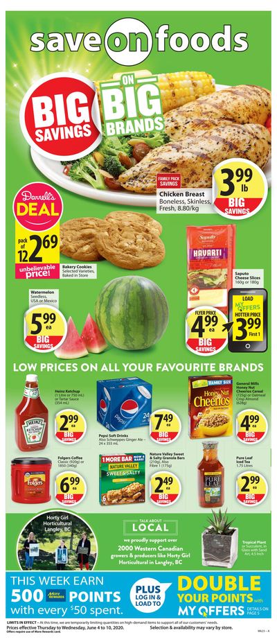 Save on Foods (BC) Flyer June 4 to 10