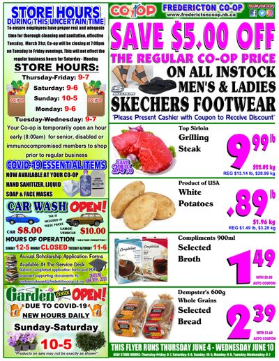 Fredericton Co-op Flyer June 4 to 10