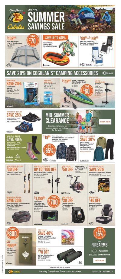 Bass Pro Shops Flyer July 4 to 17