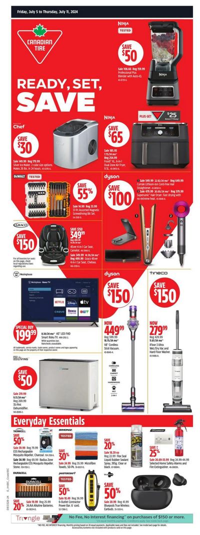 Canadian Tire (West) Flyer July 5 to 11