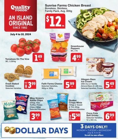 Quality Foods Flyer July 4 to 10