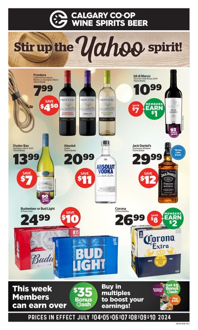 Calgary Co-op Liquor Flyer July 4 to 10 Calgary Co-op Liquor Flyer July 4 to 10
