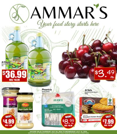 Ammar's Halal Meats Flyer July 4 to 10
