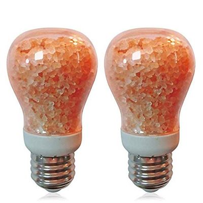 Himalayan Glow LED Light Bulb, Dimmable-A19 Salt lamp Bulb, 2-Pack, Orange $20 (Reg $24.99)