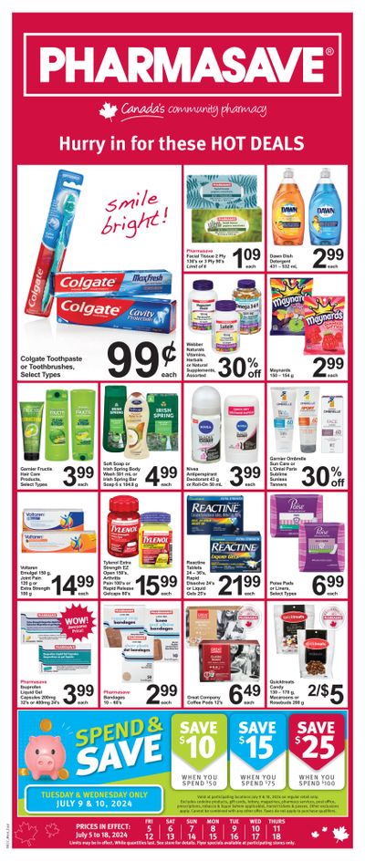 Pharmasave (ON) Flyer July 5 to 18