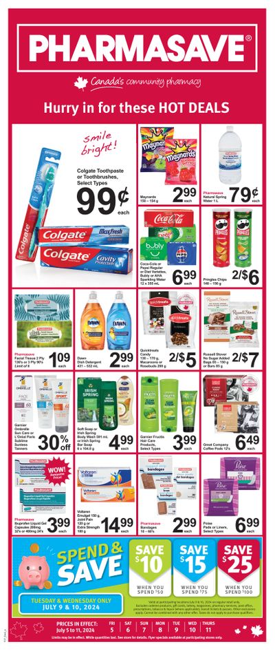 Pharmasave (ON) Flyer July 5 to 11