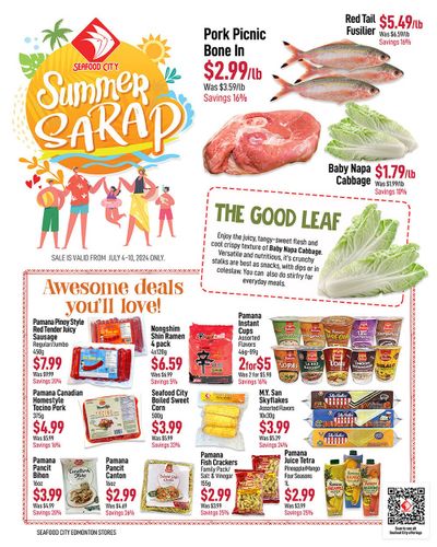 Seafood City Supermarket (West) Flyer July 4 to 10