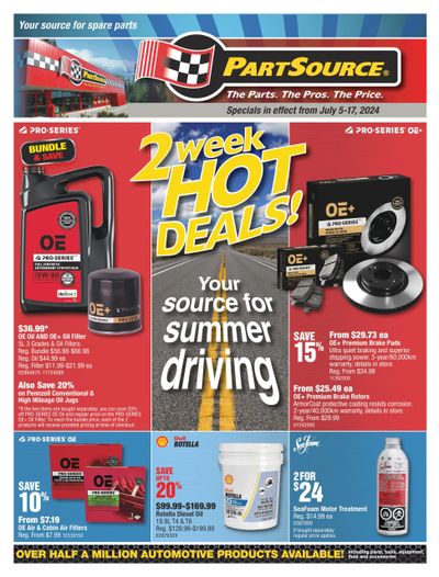 PartSource Flyer July 5 to 17