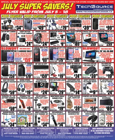 TechSource Flyer July 5 to 18