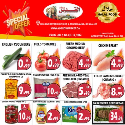 Al-Quds Supermarket Flyer July 5 to 11