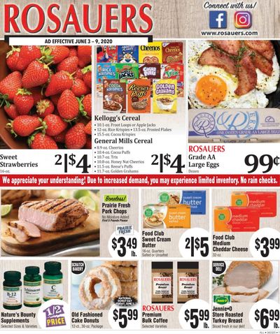 Rosauers Weekly Ad & Flyer June 3 to 9