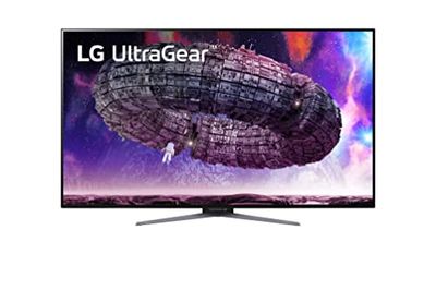 LG 48GQ900-B 48 Inch Ultragear UHD OLED Gaming Monitor with Anti-Glare, 1.5M : 1 Contrast Ratio & DCI-P3 99% (Typ.) with HDR 10. 1ms (GtG) 120Hz Refresh Rate, HDMI 2.1 with 4-Pole Headphone Out, Black $899 (Reg $1999.99)