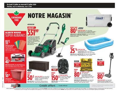 Canadian Tire (QC) Flyer July 11 to 17