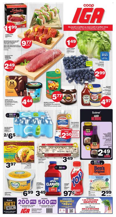 Coop IGA Flyer July 11 to 17 Coop IGA Flyer July 11 to 17