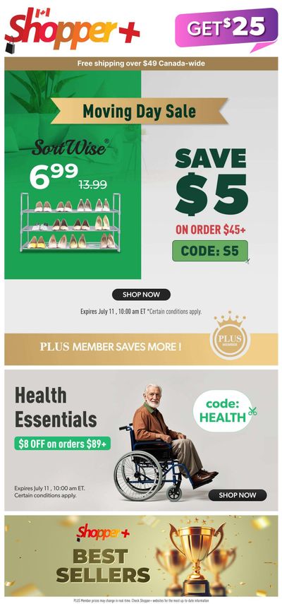 Shopper Plus Flyer July 9 to 16