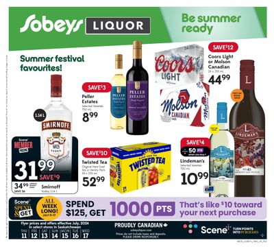Sobeys (SK) Liquor Flyer July 11 to 17