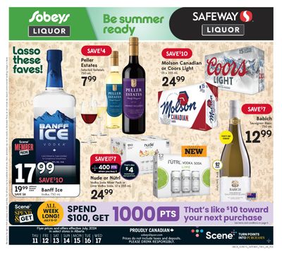 Sobeys/Safeway (AB) Liquor Flyer July 11 to 17