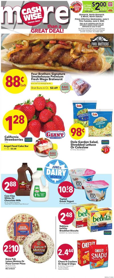 Cash Wise Weekly Ad & Flyer June 3 to 9