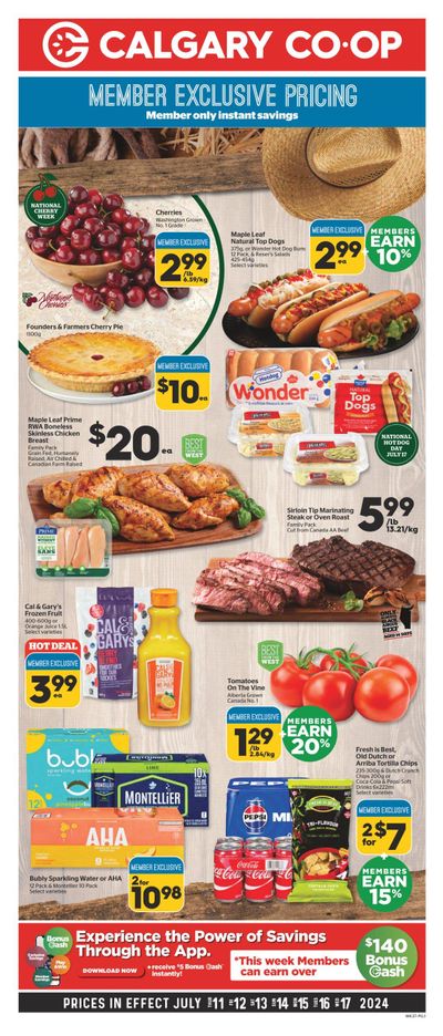 Calgary Co-op Flyer July 11 to 17