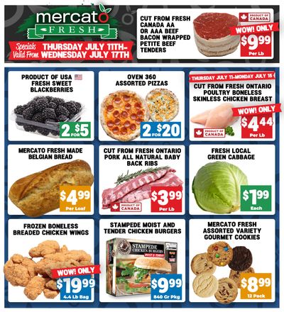 Mercato Fresh Flyer July 11 to 17 Mercato Fresh Flyer July 11 to 17