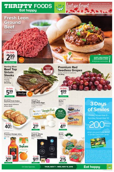 Thrifty Foods Flyer November 7 to 13