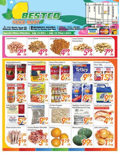 BestCo Food Mart (Etobicoke) Flyer July 12 to 18