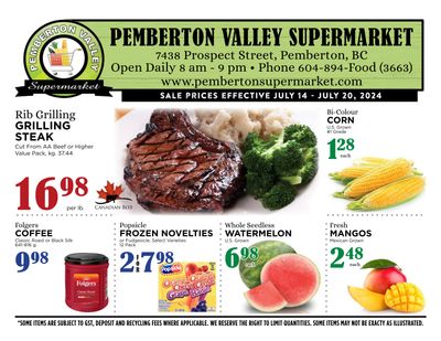 Pemberton Valley Supermarket Flyer July 14 to 20