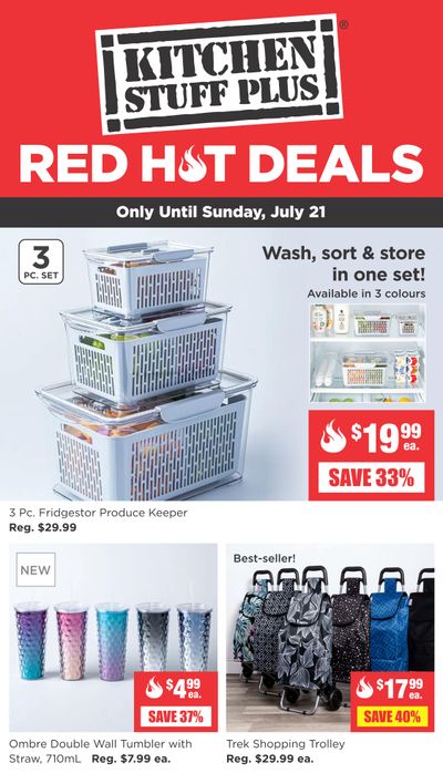 Kitchen Stuff Plus Red Hot Deals Flyer July 15 to 21