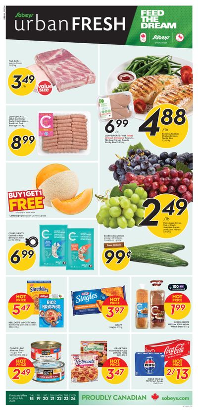 Sobeys Urban Fresh Flyer July 18 to 24