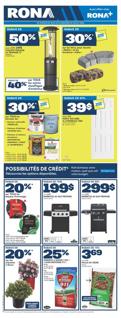 Rona & Rona+ (QC) Flyer July 18 to 24