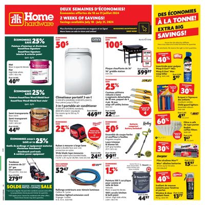 Home Hardware (QC) Flyer July 18 to 31