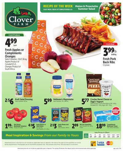 Clover Farm (Atlantic) Flyer July 18 to 24