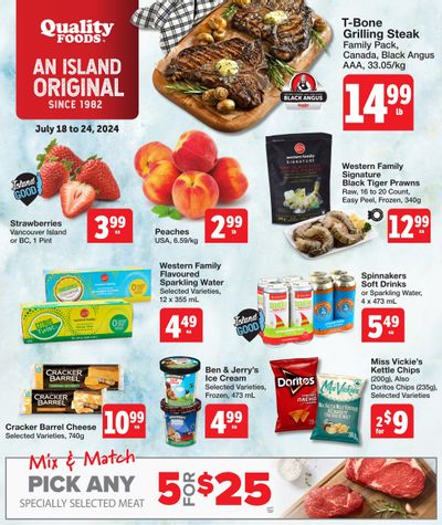 Quality Foods Flyer July 18 to 24