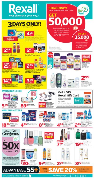 Rexall (West) Flyer June 5 to 11