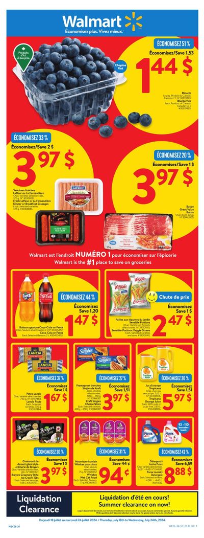 Walmart (QC) Flyer July 18 to 24