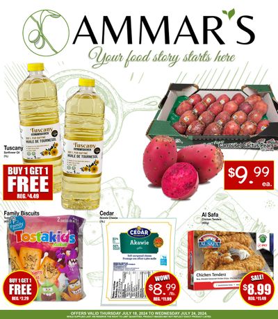 Ammar's Halal Meats Flyer July 18 to 24