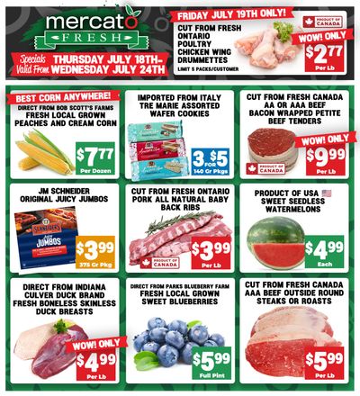 Mercato Fresh Flyer July 18 to 24