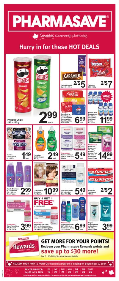 Pharmasave (ON & West) Flyer July 19 to 25