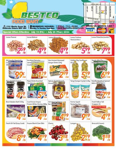BestCo Food Mart (Etobicoke) Flyer July 19 to 25